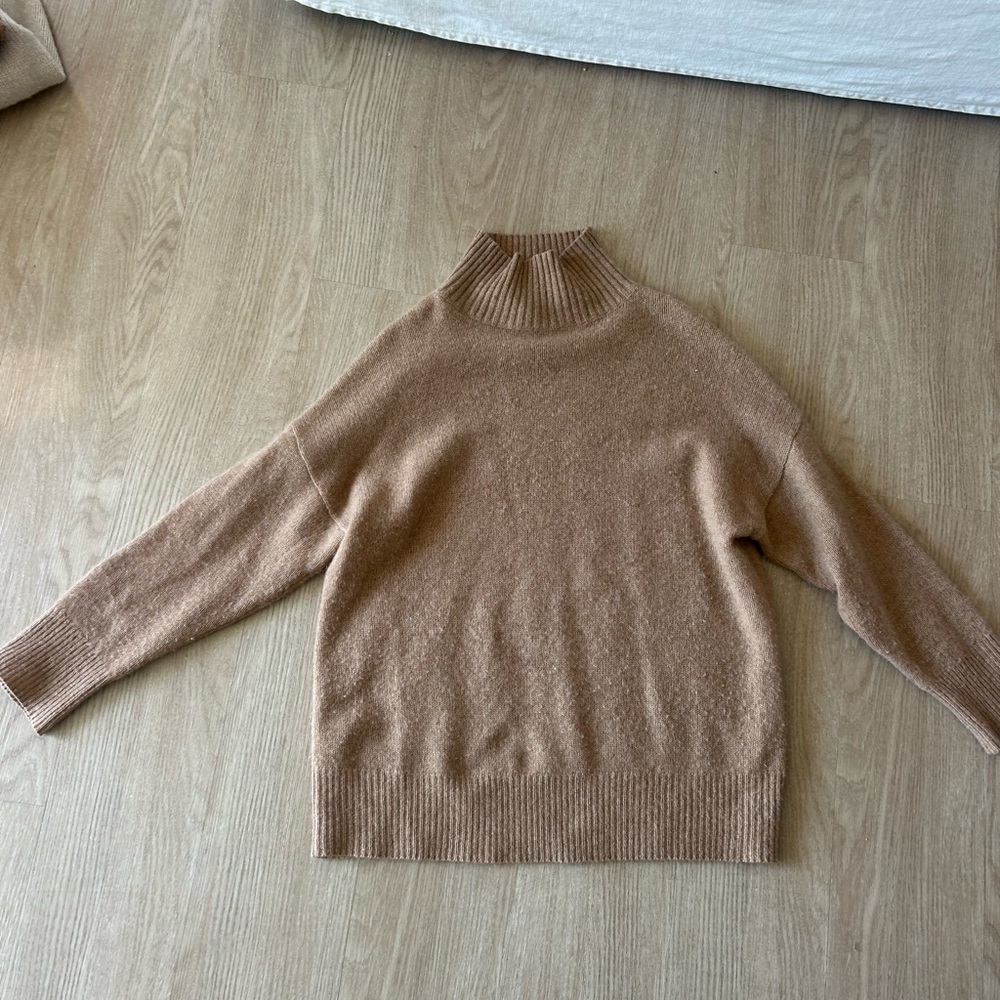360 Cashmere Women's Tan Sweater